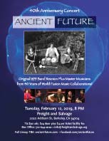 Ancient Future 40th Anniversary Concert Poster