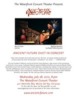Ancient Future Concert Poster
