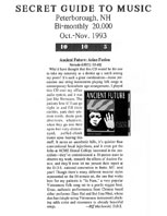 Secret Guide to Music Comedic Dentist Review Oct-Nov 1993