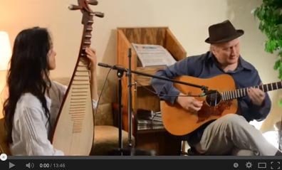 Matthew Montfort (scalloped fretboard guitar) and Shenshen Zhang (pipa) on Ethnocloud