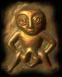 Sheila-na-gig Celtic Fertility Goddess Cast by Chotoo Pal