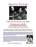 Ancient Future Guitar-Sitar Jugalbandi Concert Poster