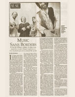 Bay Guardian Article Music Sans Borders