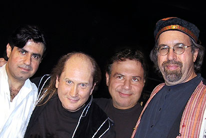 Photo of Georges Lammam, Matthew Montfort, Antoine Lammam, and Doug McKeehan