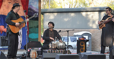 Matthew Montfort, Vishal Nagar, and Jason Everett at the Moscow Renaissance Fair
