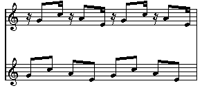 Tutugan Music Notation